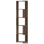 Estantería de esquina 5 niveles madera marrón roble 50x50x179cm by , Bookcases and shelves - Ref: Foro24-852588, Price: 86,73...