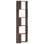 Estantería de esquina 5 niveles madera marrón roble 50x50x179cm by , Bookcases and shelves - Ref: Foro24-852588, Price: 84,99...