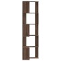 Estantería de esquina 5 niveles madera marrón roble 50x50x179cm by , Bookcases and shelves - Ref: Foro24-852588, Price: 86,73...