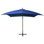 Hängender Sonnenschirm mit hellblauem Tannenholzmast 3x3 m von vidaXL, Sonnenschirme - Ref: Foro24-313779, Preis: 159,25 €, R...