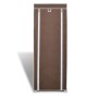 Fabric shoe rack with brown cover 57x29x162 cm by vidaXL, Shoe racks and shoe organizers - Ref: Foro24-240492, Price: 32,14 €...
