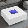Mittelhochglanz-LED-Couchtisch Infinity weiß 100x100x40 cm von , Couchtisch - Ref: Foro24-3284042, Preis: 193,27 €, Rabatt: %