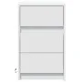 Mesita de noche con luces LED madera de ingeniería blanca by , Nightstands - Ref: Foro24-852012, Price: 69,28 €, Discount: %