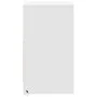 Mesita de noche con luces LED madera de ingeniería blanca by , Nightstands - Ref: Foro24-852012, Price: 69,28 €, Discount: %