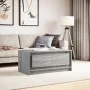 Mesa de centro con luces LED madera de ingeniería gris Sonoma by , Coffee table - Ref: Foro24-851989, Price: 96,13 €, Discoun...