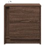 Nachttisch mit LED-Lichtern aus Eichen-Ingenieurholz in Braun. von , Nachttische - Ref: Foro24-852059, Preis: 51,97 €, Rabatt: %