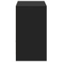 Mueble de TV con LED madera de ingeniería negro 91x34x61 cm by , TV Furniture - Ref: Foro24-852181, Price: 103,91 €, Discount: %