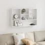 Estantería de pared madera de ingeniería blanco 99x15x60 cm by , Shelves and shelves - Ref: Foro24-853236, Price: 44,42 €, Di...