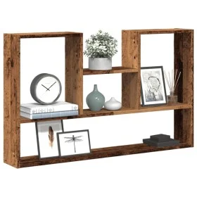 Estantería de pared madera ingeniería envejecida 99x15x60 cm by , Shelves and shelves - Ref: Foro24-853243, Price: 44,35 €, D...
