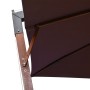 Hängeschirm mit burgunderroter Tannenholzstange 3x3m von vidaXL, Sonnenschirme - Ref: Foro24-313776, Preis: 159,25 €, Rabatt: %