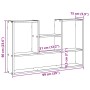 Estantería de pared madera ingeniería envejecida 99x15x60 cm by , Shelves and shelves - Ref: Foro24-853243, Price: 45,22 €, D...