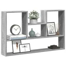 Wandregal aus grauer Sonoma-Ingenieurholz 99x15x60 cm von , Regale und Regale - Ref: Foro24-853241, Preis: 42,68 €, Rabatt: %