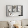 Estantería de pared madera ingeniería gris Sonoma 99x15x60 cm de , Estantes y estanterías - Ref: Foro24-853241, Precio: 43,54...