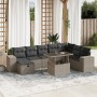 Gartenmöbel-Set 9-teilig mit Kissen aus hellem grauem Kunst-Rattan. von , Gartensets - Ref: Foro24-3275352, Preis: 665,97 €, ...