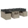 Set de sofás de jardín 8 pzas y cojines ratán sintético gris by , Garden sets - Ref: Foro24-3269042, Price: 644,43 €, Discoun...