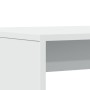 Esstisch- und Essbank-Set, 3-teilig, aus weißem Ingenieurholz. von , Möbelsets für Küchen und Esszimmer - Ref: Foro24-855530,...