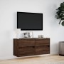 Wand-TV-Möbel mit LED-Lichtern in Eichenbraun 100x31x45 cm von , TV-Möbel - Ref: Foro24-852298, Preis: 77,91 €, Rabatt: %