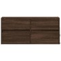 Mueble de TV de pared con luces LED marrón roble 100x31x45 cm by , TV Furniture - Ref: Foro24-852298, Price: 77,91 €, Discoun...