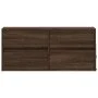 Wand-TV-Möbel mit LED-Lichtern in Eichenbraun 100x31x45 cm von , TV-Möbel - Ref: Foro24-852298, Preis: 76,91 €, Rabatt: %