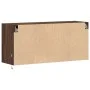 Wand-TV-Möbel mit LED-Lichtern in Eichenbraun 100x31x45 cm von , TV-Möbel - Ref: Foro24-852298, Preis: 76,91 €, Rabatt: %