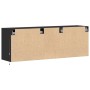 Mueble de TV de pared con luces LED negro 130x31x45 cm de , Muebles TV - Ref: Foro24-852300, Precio: 108,97 €, Descuento: %