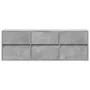 Mueble de TV de pared con luces LED gris hormigón 130x31x45 cm by , TV Furniture - Ref: Foro24-852302, Price: 97,67 €, Discou...