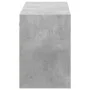 Mueble de TV de pared con luces LED gris hormigón 130x31x45 cm by , TV Furniture - Ref: Foro24-852302, Price: 97,67 €, Discou...