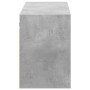 Mueble de TV de pared con luces LED gris hormigón 130x31x45 cm by , TV Furniture - Ref: Foro24-852302, Price: 98,99 €, Discou...