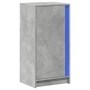 Aparador con LED madera ingeniería gris hormigón 42,5x34x85 cm by , Sideboards - Ref: Foro24-852141, Price: 60,09 €, Discount: %