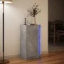 Sideboard mit LED-Beleuchtung, aus grauem Beton-Holzwerkstoff, 42,5x34x85 cm. von , Sideboards - Ref: Foro24-852141, Preis: 5...
