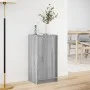 Aparador con LED madera de ingeniería gris Sonoma 42,5x34x85 cm by , Sideboards - Ref: Foro24-852143, Price: 56,79 €, Discoun...