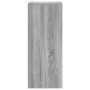 Aparador con LED madera de ingeniería gris Sonoma 42,5x34x85 cm by , Sideboards - Ref: Foro24-852143, Price: 56,79 €, Discoun...