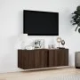 Mueble de TV de pared con luces LED marrón roble 100x31x35 cm von , TV-Möbel - Ref: Foro24-852270, Preis: 58,76 €, Rabatt: %
