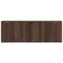 Mueble de TV de pared con luces LED marrón roble 100x31x35 cm von , TV-Möbel - Ref: Foro24-852270, Preis: 58,76 €, Rabatt: %