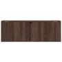 Mueble de TV de pared con luces LED marrón roble 100x31x35 cm von , TV-Möbel - Ref: Foro24-852270, Preis: 59,53 €, Rabatt: %