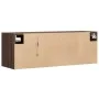 Mueble de TV de pared con luces LED marrón roble 100x31x35 cm von , TV-Möbel - Ref: Foro24-852270, Preis: 58,76 €, Rabatt: %