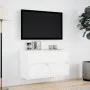 Muebles de TV de pared con luces LED 2 uds blanco 41x31x45 cm von , TV-Möbel - Ref: Foro24-852272, Preis: 98,01 €, Rabatt: %