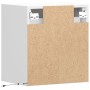 Muebles de TV de pared con luces LED 2 uds blanco 41x31x45 cm de , Muebles TV - Ref: Foro24-852272, Precio: 103,14 €, Descuen...