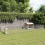 Recinto corral animales 24 paneles hierro galvanizado 54x60 cm von , Käfige und Lebensräume für Kleintiere - Ref: Foro24-3321...