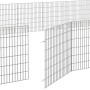 Recinto corral animales 24 paneles hierro galvanizado 54x60 cm von , Käfige und Lebensräume für Kleintiere - Ref: Foro24-3321...
