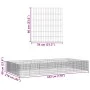 Recinto corral animales 24 paneles hierro galvanizado 54x60 cm by , Cages and habitats for small animals - Ref: Foro24-332134...