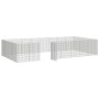 Recinto corral animales 24 paneles hierro galvanizado 54x80 cm von , Käfige und Lebensräume für Kleintiere - Ref: Foro24-3321...