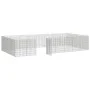 Recinto corral animales 24 paneles hierro galvanizado 54x80 cm by , Cages and habitats for small animals - Ref: Foro24-332134...