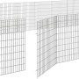 Recinto corral animales 24 paneles hierro galvanizado 54x80 cm von , Käfige und Lebensräume für Kleintiere - Ref: Foro24-3321...