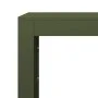 Leñero de acero verde 100x40x100 cm by , Firewood bags and holders - Ref: Foro24-850971, Price: 132,01 €, Discount: %