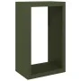 Leñero de acero verde 60x40x100 cm de , Bolsas y soportes de leña - Ref: Foro24-850992, Precio: 116,98 €, Descuento: %