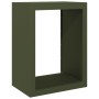 Leñero de acero verde 60x40x80 cm by , Firewood bags and holders - Ref: Foro24-850999, Price: 103,29 €, Discount: %
