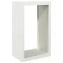 Leñero de acero blanco 60x40x100 cm by , Firewood bags and holders - Ref: Foro24-850990, Price: 105,06 €, Discount: %