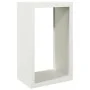 Leñero de acero blanco 60x40x100 cm by , Firewood bags and holders - Ref: Foro24-850990, Price: 105,06 €, Discount: %