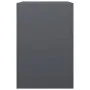 Leñero de acero gris antracita 60x40x60 cm de , Bolsas y soportes de leña - Ref: Foro24-851005, Precio: 89,47 €, Descuento: %